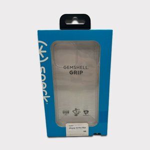 Speck Products GemShell Grip iPhone 12 Pro Max Case, Clear